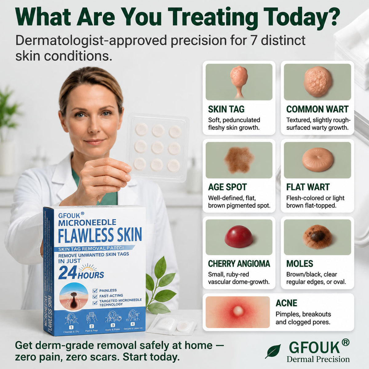 ❤️𝐎𝐟𝐟𝐢𝐜𝐢𝐚𝐥 𝐒𝐭𝐨𝐫𝐞 | GFOUK®  👩‍⚕️𝐁𝐨𝐭𝐚𝐧𝐢𝐜𝐚𝐥 𝐌𝐢𝐜𝐫𝐨𝐧𝐞𝐞𝐝𝐥𝐞 𝐇𝐲𝐝𝐫𝐨𝐜𝐨𝐥𝐥𝐨𝐢𝐝 𝐏𝐚𝐭𝐜𝐡 (𝐅𝐨𝐫 𝐒𝐤𝐢𝐧 𝐓𝐚𝐠𝐬, 𝐒𝐦𝐚𝐥𝐥 𝐒𝐤𝐢𝐧 𝐆𝐫𝐨𝐰𝐭𝐡𝐬, 𝐖𝐚𝐫𝐭𝐬, 𝐌𝐨𝐥𝐞𝐬, 𝐀𝐠𝐞 𝐒𝐩𝐨𝐭𝐬 & 𝐏𝐢𝐠𝐦𝐞𝐧𝐭𝐚𝐭𝐢𝐨𝐧 𝐂𝐨𝐧𝐜𝐞𝐫𝐧𝐬)