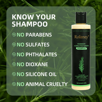 💫Rolimey® Rosemary Shampoo | Hair Growth & Anti-Dandruff Scalp Treatment