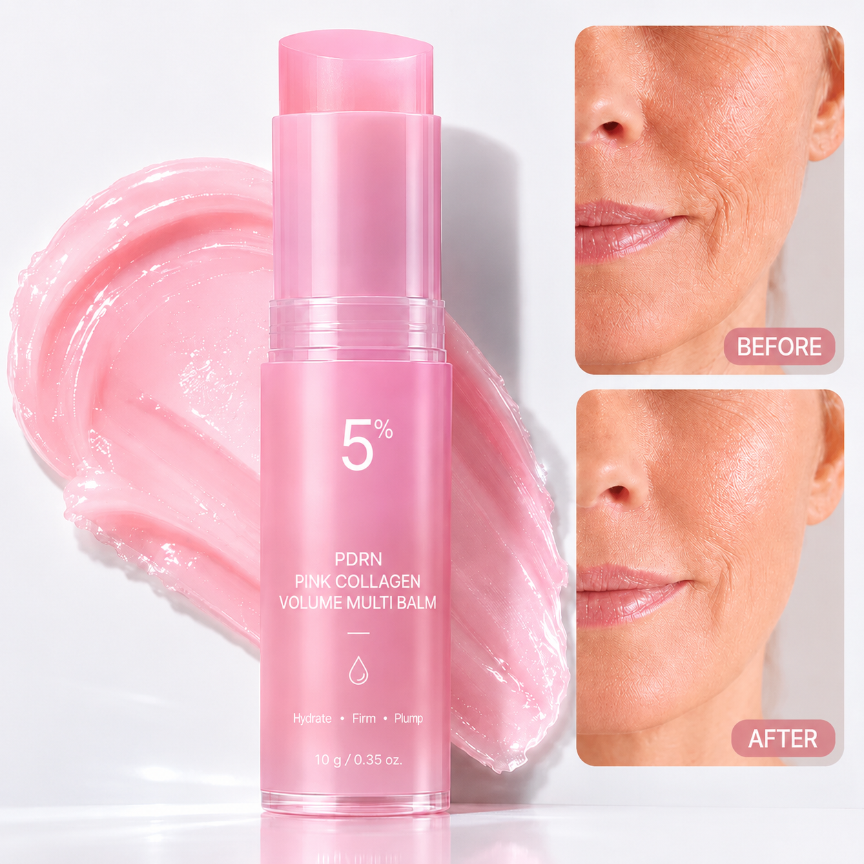 ⏰LAST DAY - BUY 1 GET 1 FREE🔥Pink Collagen Volume Multi Balm