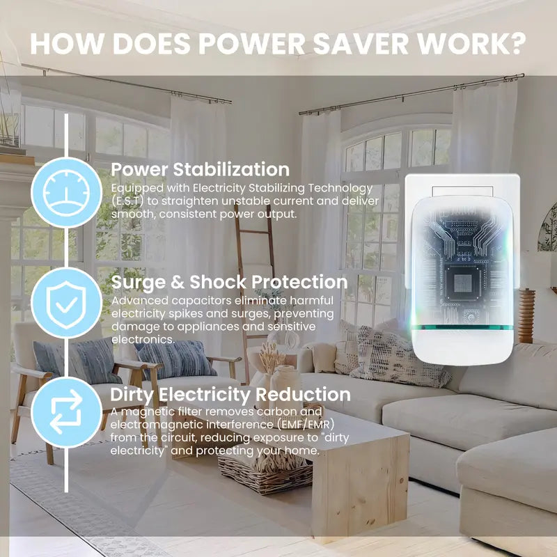 Slash Your Electricity Bill — BVJ®Intelligent Tech That Saves You Money Automatically - 2 Pack