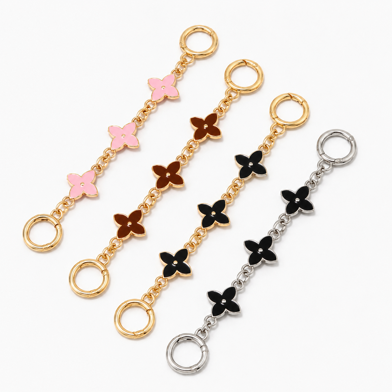 🔥4pcs🔥 Four-Leaf Clover Bag Extension Chain (4 colors.)