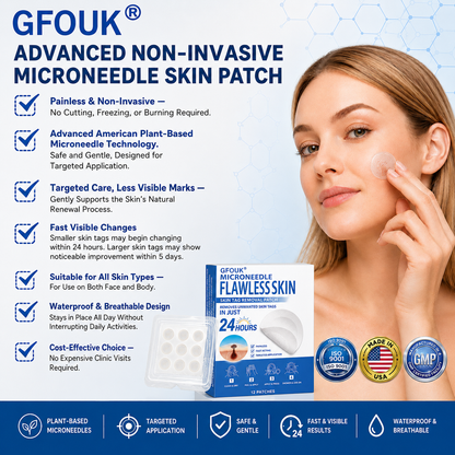 ❤️𝐎𝐟𝐟𝐢𝐜𝐢𝐚𝐥 𝐒𝐭𝐨𝐫𝐞 | GFOUK®  👩‍⚕️𝐁𝐨𝐭𝐚𝐧𝐢𝐜𝐚𝐥 𝐌𝐢𝐜𝐫𝐨𝐧𝐞𝐞𝐝𝐥𝐞 𝐇𝐲𝐝𝐫𝐨𝐜𝐨𝐥𝐥𝐨𝐢𝐝 𝐏𝐚𝐭𝐜𝐡 (𝐅𝐨𝐫 𝐒𝐤𝐢𝐧 𝐓𝐚𝐠𝐬, 𝐒𝐦𝐚𝐥𝐥 𝐒𝐤𝐢𝐧 𝐆𝐫𝐨𝐰𝐭𝐡𝐬, 𝐖𝐚𝐫𝐭𝐬, 𝐌𝐨𝐥𝐞𝐬, 𝐀𝐠𝐞 𝐒𝐩𝐨𝐭𝐬 & 𝐏𝐢𝐠𝐦𝐞𝐧𝐭𝐚𝐭𝐢𝐨𝐧 𝐂𝐨𝐧𝐜𝐞𝐫𝐧𝐬)