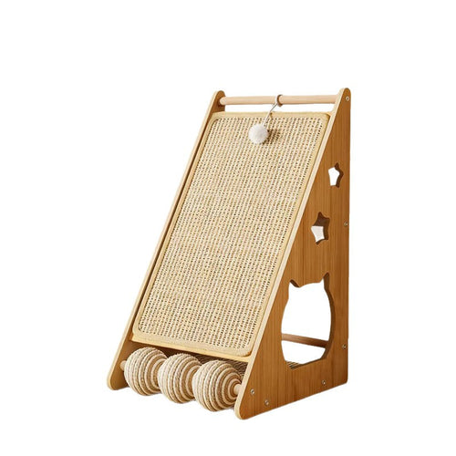 Brinyko Wall-Mounted Vertical Sisal Cat Scratcher & Furniture Protector