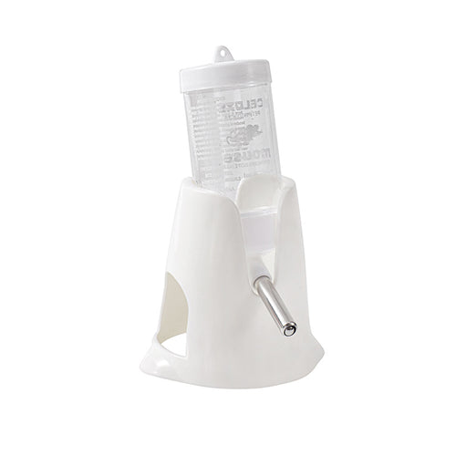 Brinyko Premium Leak-Proof Hamster Waterer: Automatic Standing Drinking Bottle with Adjustable Height Stand for Small Pets