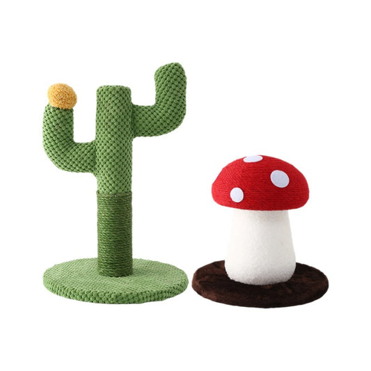 Brinyko Premium Cactus Sisal Cat Scratcher: Heavy-Duty Vertical Scratching Post, Mess-Free & Long-Lasting Interactive Toy for Cats